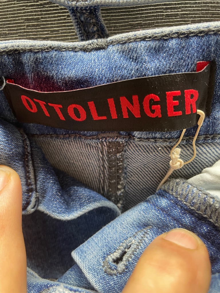 Ottolinger Blue Tie-Detail Wide Leg Women's Jeans — image 2 of 8